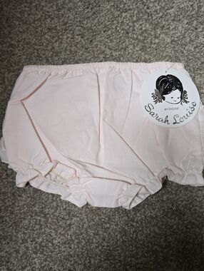 Sarah Louise Light Pink Ruffle Bloomer Shorts